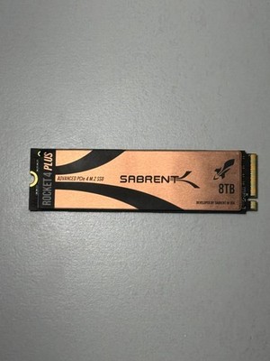 SABRENT Rocket 4 Plus 8TB NVMe PCIe Gen4 M.2 2280 SSD SB-RKT4P-8TB AI Storage