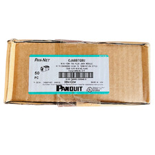 50 Panduit Giga TX6 Cat6 Jack Blue CJ688TGBU Box of 50 