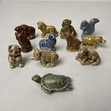 Wade Red Rose Tea Whimsies Lot Of 12 American USA Animals Series 1 Figurines