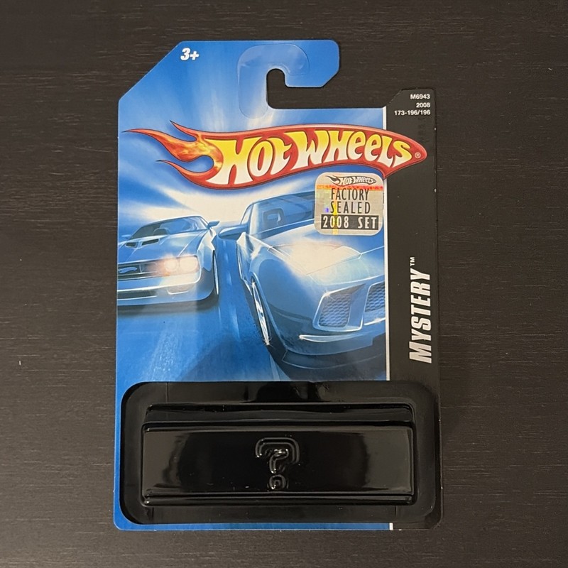 Hot Wheels Mystery Cars 2008 Factory Sealed Set Sticker  W/ Protector