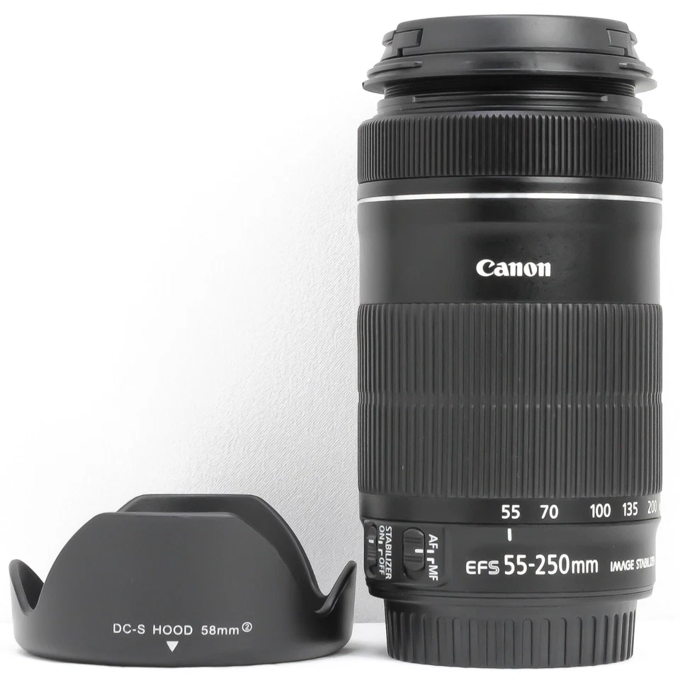 Lire presque comme neuf Canon EF-S 55-250mm f/4-5.6 IS STM téléobjectif... - Photo 1/4
