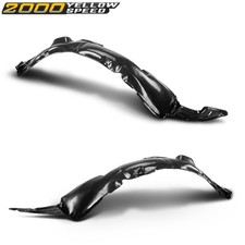 Inner Fender Liners Black Fits 2007-2010 Hyundai Elantra Front Left Right Side Inner Fender Liners Black Fits 2007-2010 Hyundai Elantra Front Left Right Side