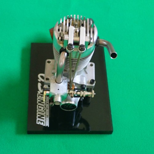 O.S. FS-60 9.95cc open rocker 4 cycle glow engine for R/C airplane, not started - Picture 4 of 8