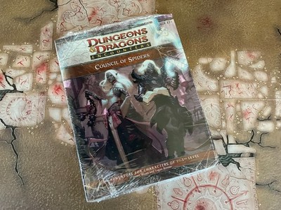 Dungeons & Dragons D&D rpg Encounters COUNCIL OF SPIDERS new in shrink