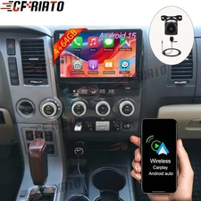 For Toyota Tundra 2007-2013 Sequoia 2008-19 Car Stereo GPS Radio Apple Carplay