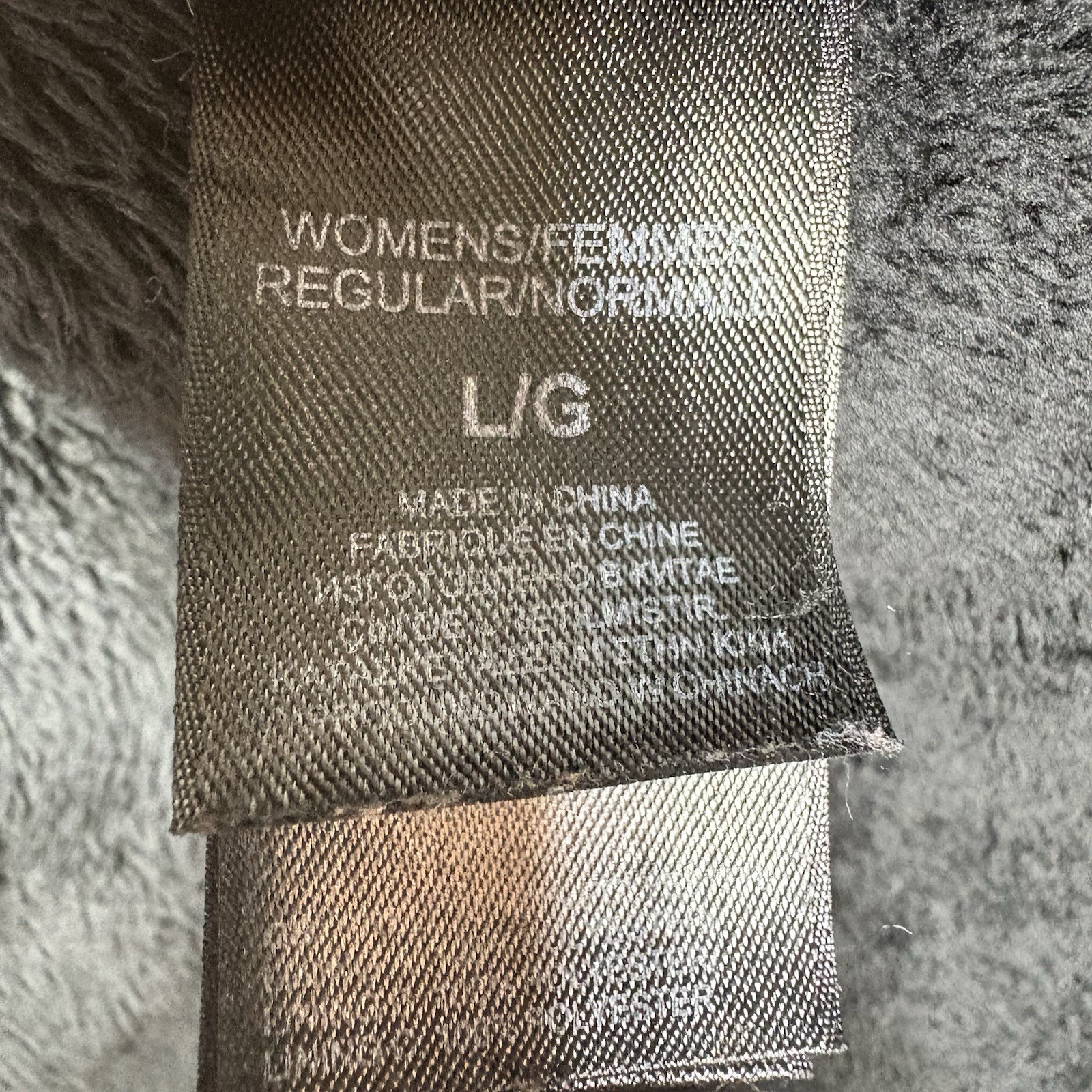 The North Face Jacket Womens L Black Osito Fleece Full Zip Pockets Fuzzy Cozy