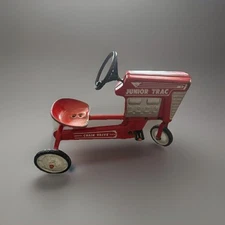Antique 1963 AMF Junior Trac Chain Drive Pedal Tractor-Great Decor Or As A Gift!