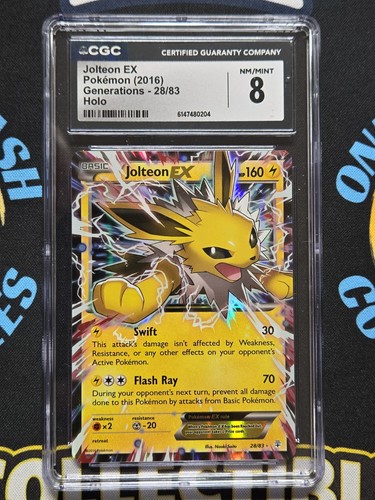 Jolteon-EX graded CGC 8 for sale on eBay
