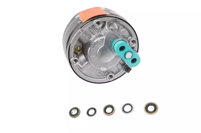 Conjunto de compresor y embrague aire acondicionado genuino GM 88964882 Foto 3 de 4