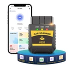 OBD2 Scanner Bluetooth Diagnostic Tool for iOS Android Car Engine Code Reader