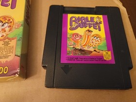 Bible Buffet (Nintendo NES, 1993) Box, Manual, Registration Game Sleeve - Tested
