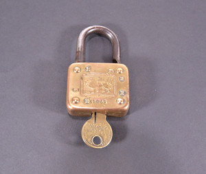 Vintage No 88 Master Lock With Key