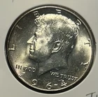 1964 Silver Kennedy Half Dollar - J105 - Uncirculated Toned