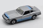 Matchbox Superfast no 67 Datsun 260Z silver - blue. silver base. England Lesney