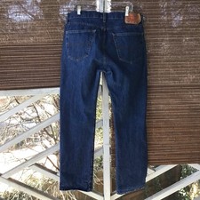 Levis 501 Jeans Mens 36x34 Original Fit Straight Leg Button Fly Blue