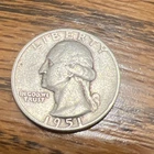 1951 Washington Quarter 25C 90% Silver Business Strike US Coin KM# 164