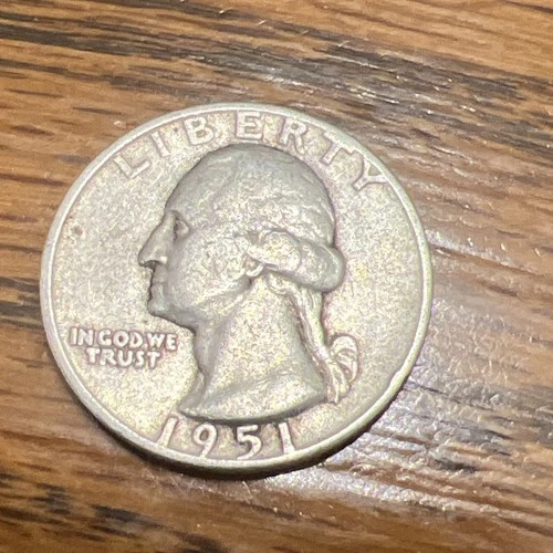 1951 Washington Quarter 25C 90% Silver Business Strike US Coin KM# 164