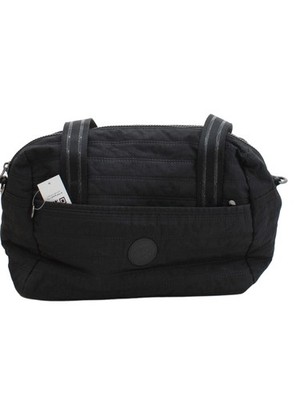 Kipling Damentasche schwarz Polyamid mit Polyester Schultertasche