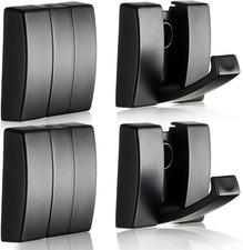 4 Pcs Folding Hideaway Coat Hooks Heavy Duty Wall Towel Hooks for Bathrooms