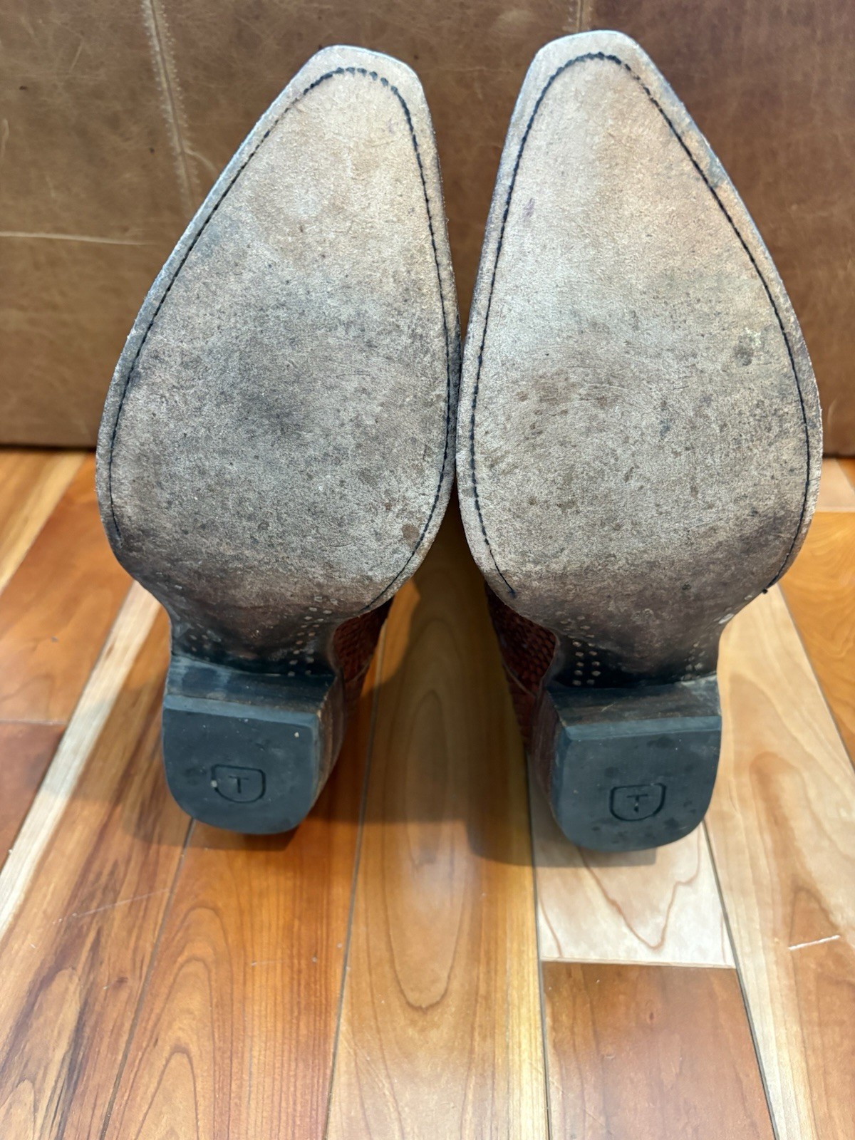 Tecovas The Barrett Cowboy Boots Python Snip Toe … - image 6