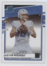 2020 Panini Chronicles Clearly Donruss Rated Rookie Justin Herbert #RR-JH 0vh5
