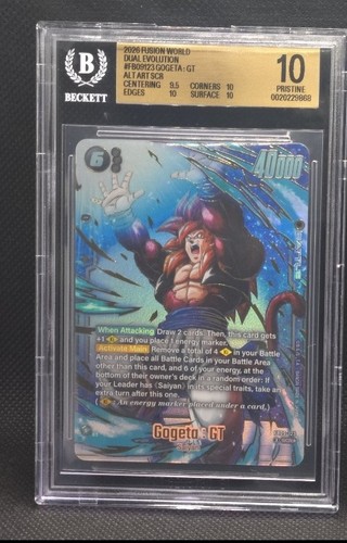 2026 Dragon Ball Fusion World Gogeta GT Alt Art SCR FB09-123  BGS 10 Pristine