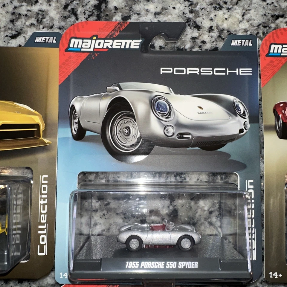 Majorette Collection Series Wave 2 COMPLETE SET of 6 - Porsche, NSX, BMW, Chevy - Image 3 of 4