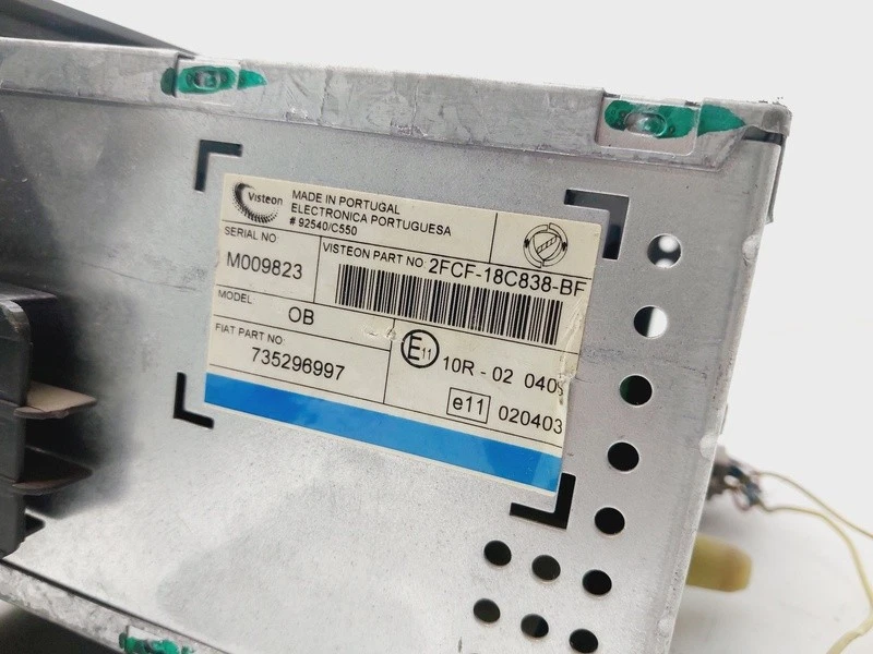 735296997 sistema audio radio cd para FIAT STILO (192) 1.9 JTD 2002 9292209 - Imagen 3 de 4