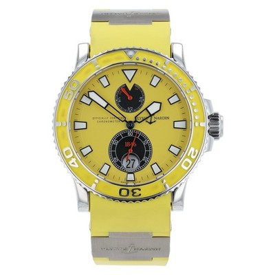 Ulysse Nardin Marine Diver Yellow Dial Steel 42.7mm Automatic Men s 263-33-3/941