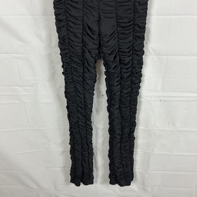 I.AM.GIA Jumpsuit Medium Ophelia Ruched Mesh Black Party Bodycon Night Out Sexy