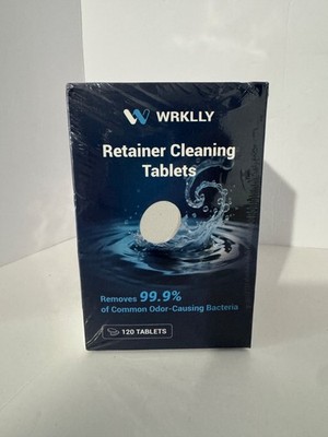 RETAINER CLEANER TABLETS (120 pcs) DETURE, MOUTH GUARD CLEANING TABLETS