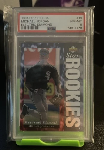 1994 Upper Deck Michael Jordan  #19 *Electric Diamond* PSA 8 NM-MT (WHITE SOX)
