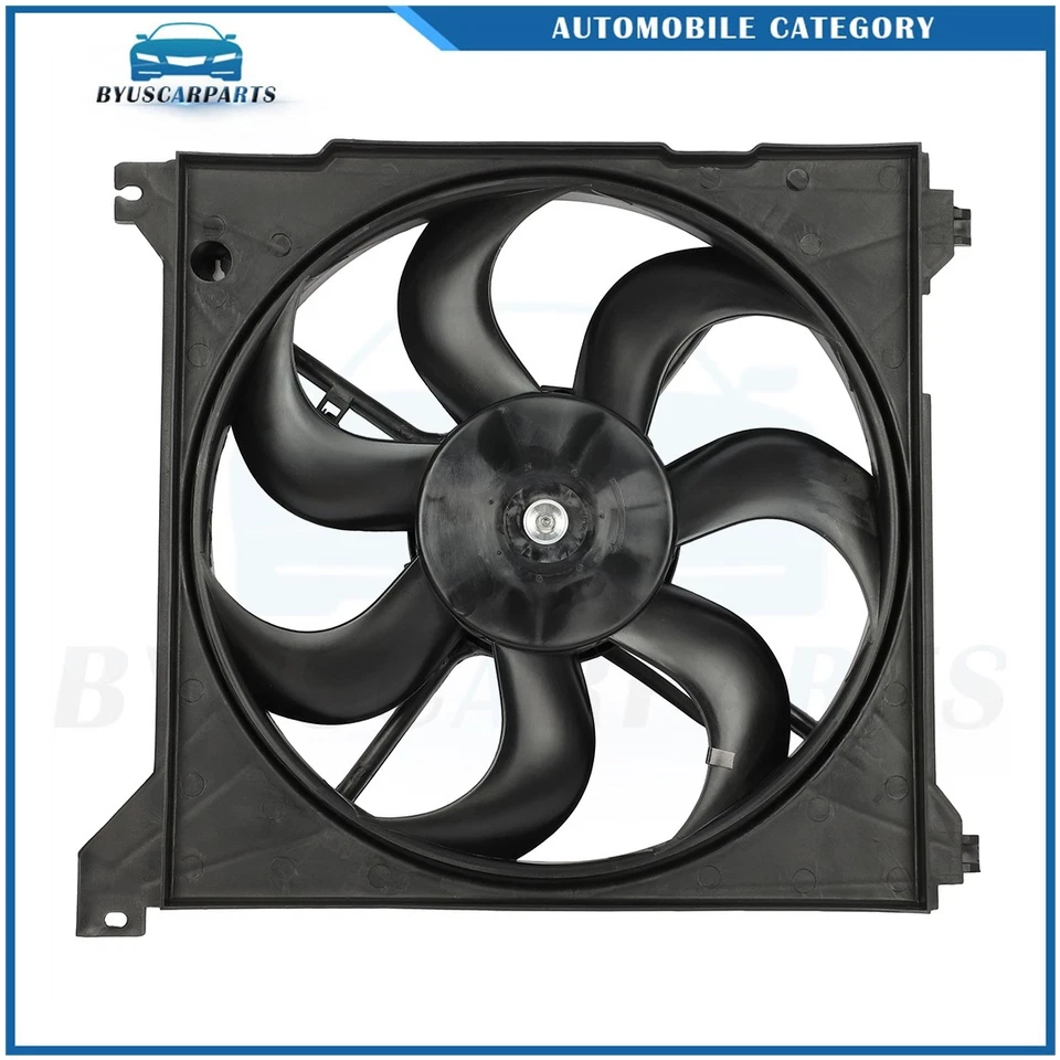 Conjunto de ventilador condensador radiador Hyundai XG350 2002 2003 2004-2005 Foto 2 de 4