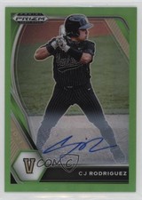 2021 Panini Prizm Draft Picks Lime Green 19/23 CJ Rodriguez #PDP158 Auto 2a9