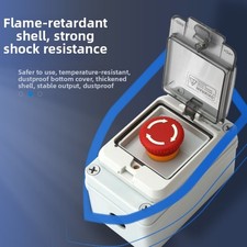 Outdoor ABS Waterproof Button Control Box Switch Box with Dustproof Design