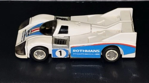 Vintage 1983 GoBots Crasher, Rothmans Racing Porsche MR-20 Transforming Race Car