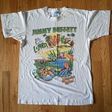 Vintage 1996 Jimmy Buffett Banana Wind Tour T-shirt reprint VK04699