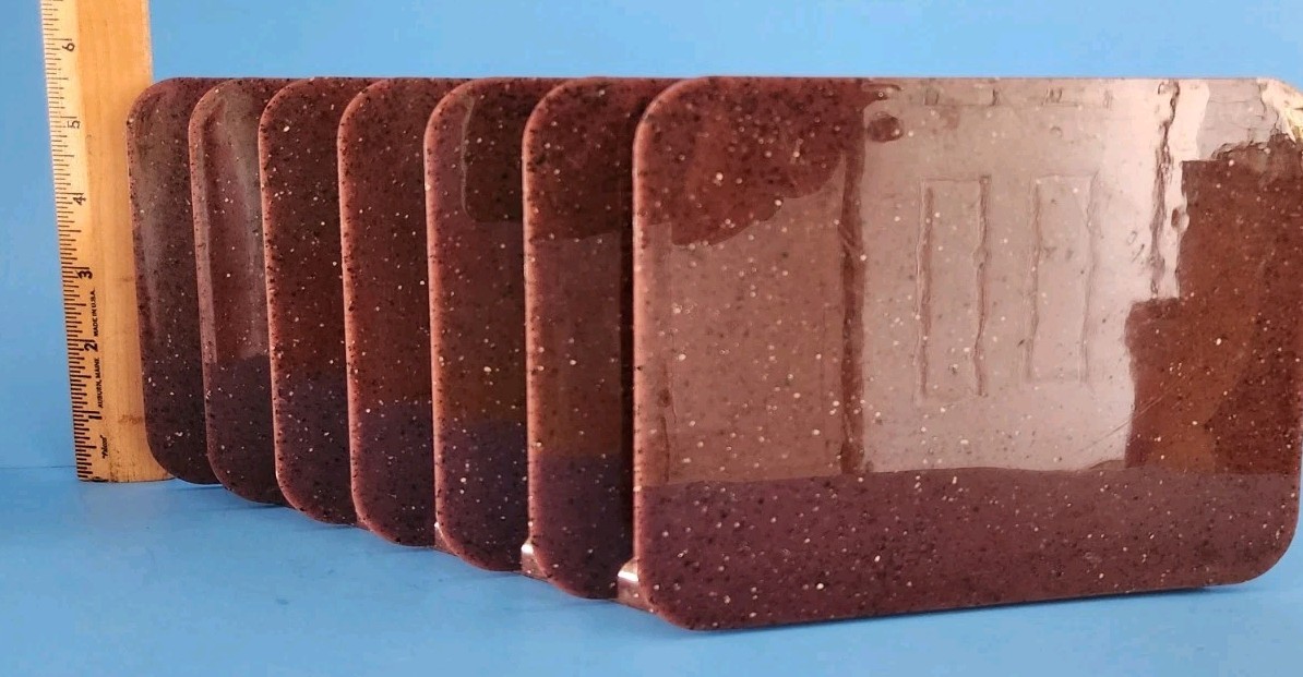 Vintage 70s 80s Eldon Office Desk File Letter Organizer Plastic Acrylic USA Made-image