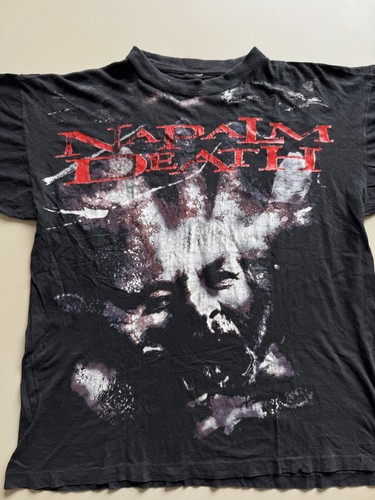Camiseta Napalm Death Band Años 90 De Colección Metal Punk - Imagen 3 de 10