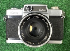 Vintage Kowa SE 35mm Film Camera With 50mm f/1.9 Lens Made In Japan VTG