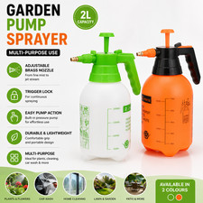 2L Garden Pump Sprayer Portable Hand Pressure Spray Bottle for Plants Car Wash