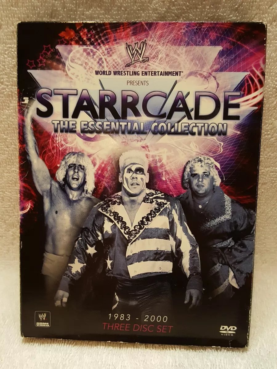 WCW STARRCADE THE ESSENTIAL COLLECTION WWE 3-Disc Set Flair Goldberg Hogan Sting