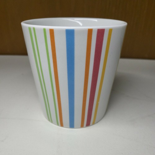 Starbucks 2005 Coffee Ceramic Coffee Mug - Large 14 oz - Colorful Stripes - Picture 2 of 7