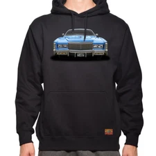 1976 Eldorado The Legend Classic Car- Men's/Unisex Hoodie Made in USA American 