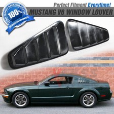 Fits 05-09 Ford Mustang Quarter Scoop Side Vent Window Louver Sun Shade Cover