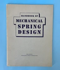 Handbook of Mechanical Spring Design — Softcover — 1950 Associated Spring Corp.
