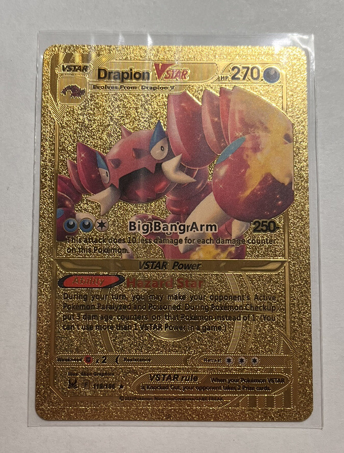 Drapion VSTAR Gold Foil Fan Art Card 119/196 NM