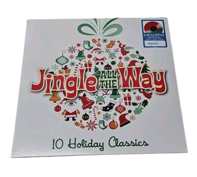 Jingle All The Way 10 Holiday Classics - Red & Green Split Colored Vinyl LP