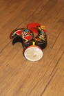 Vintage Handpainted Folk Art Rooster Napkinholder — photo 2