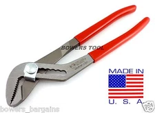 Wilde Tool 10” Water Pump Pliers Angle Nose Slip Joint Pipe Wrench MADE IN USA